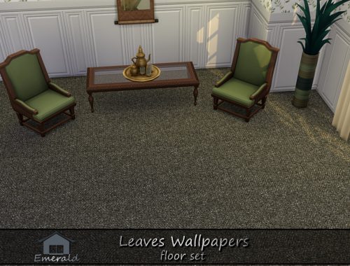 Leaves Wallpapers Floor Set