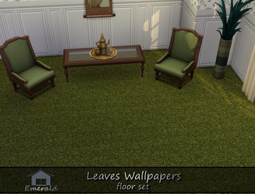 Leaves Wallpapers Floor Set