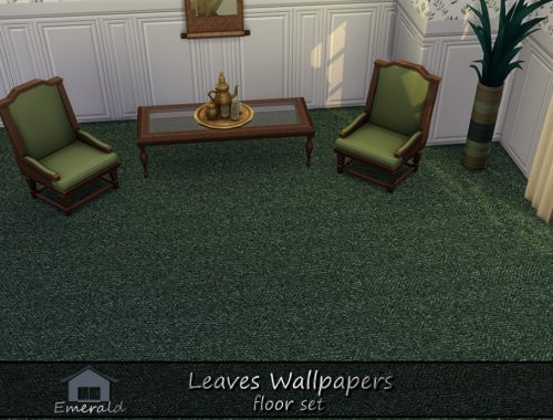 Leaves Wallpapers Floor Set