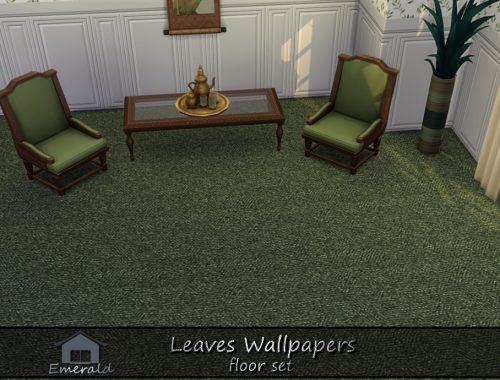 Leaves Wallpapers Floor Set