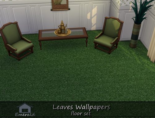 Leaves Wallpapers Floor Set