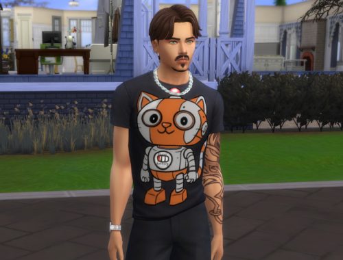 Basegame Recolor Men's Tshirt With My Added Artwork