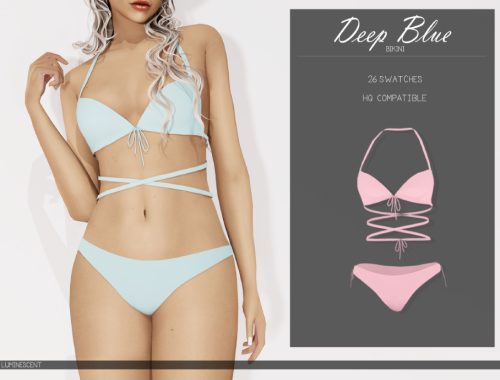 Deep Blue Bikini