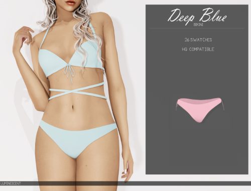 Deep Blue Bikini