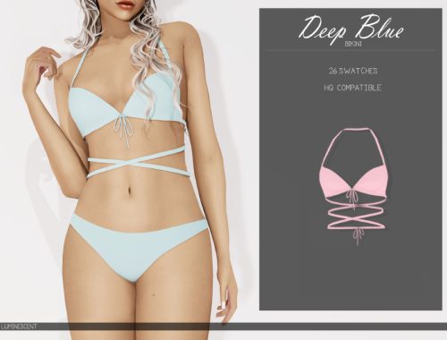 Deep Blue Bikini