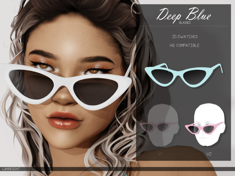 Deep Blue Sunglasses - Image 3