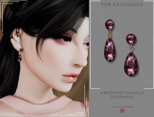Amethyst Dangle Earrings