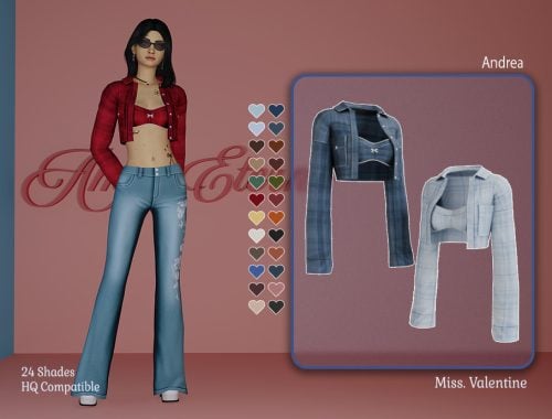 Andrea Two Piece Top