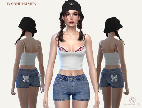Melody Bow Shorts