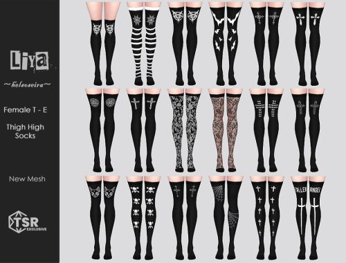 Liya - Thigh High Socks