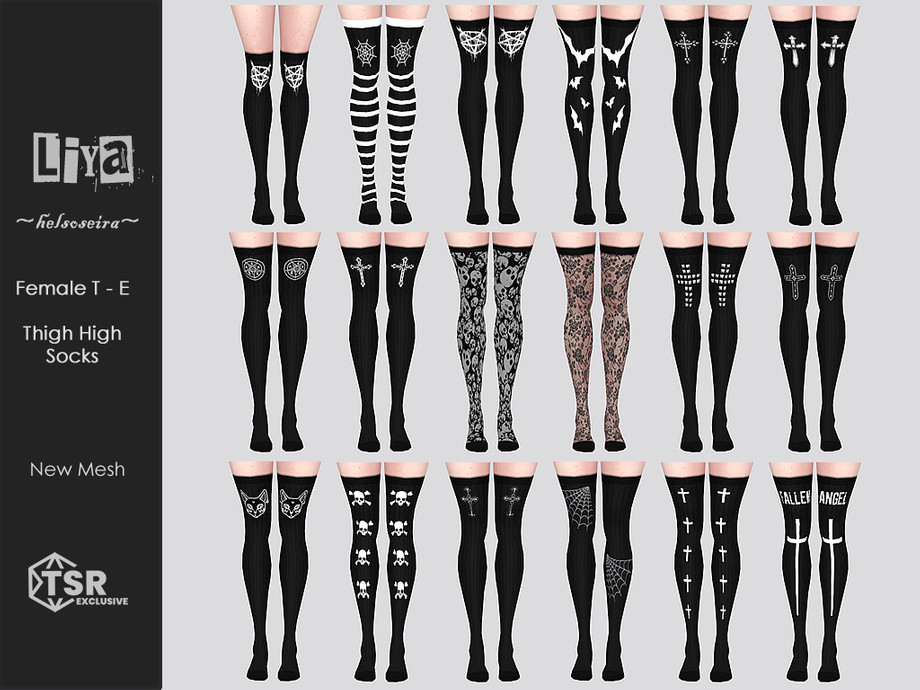 Liya - Thigh High Socks - Image 2