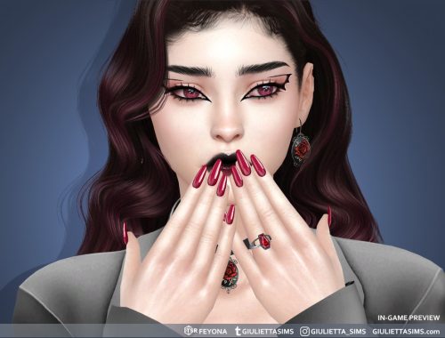 Long Ballerina And Medium Almond Shiny Nails