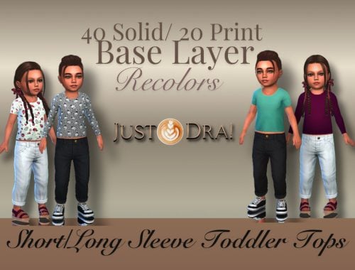 Baselayer Accessory Tops For Toddlers