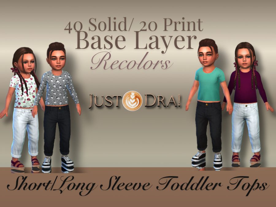 Baselayer Accessory Tops For Toddlers