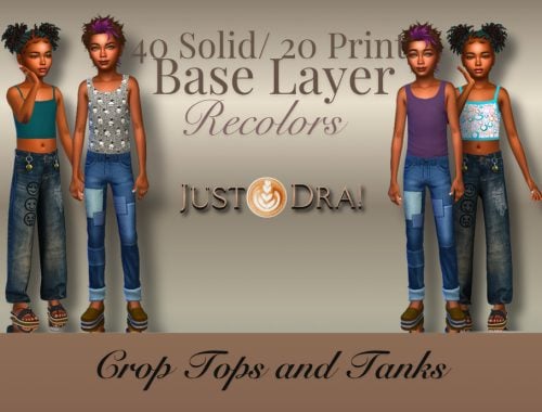 Child Base Layer Accessory Tops Part 1