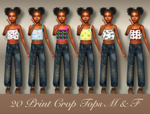 Child Base Layer Accessory Tops Part 1