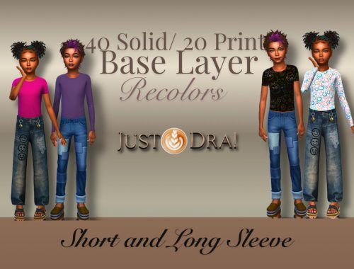 Child Base Layer Accessory Tops Part 2