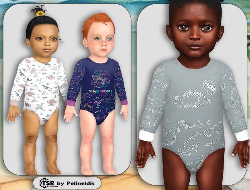 Infants Dinosaurs Bodysuits