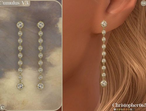 Cumulus Earrings Set - Diamond Hoop And Stud Earring Stack