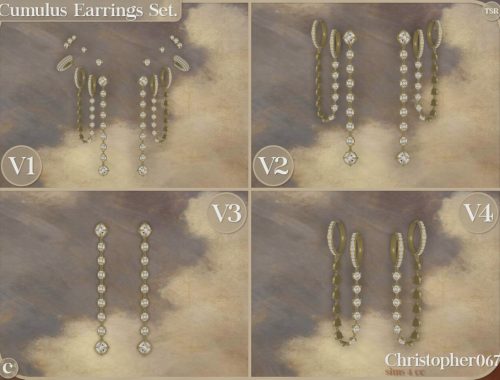 Cumulus Earrings Set - Diamond Hoop And Stud Earring Stack
