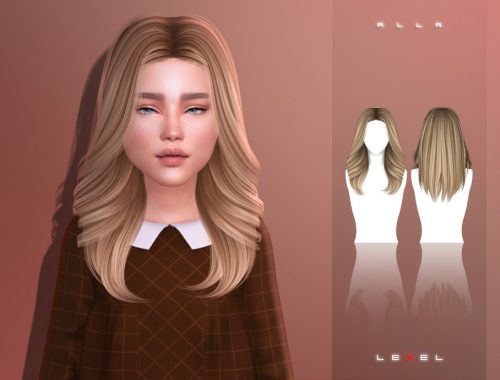 Lexel - Alla Long Blowout "child Hairstyle"