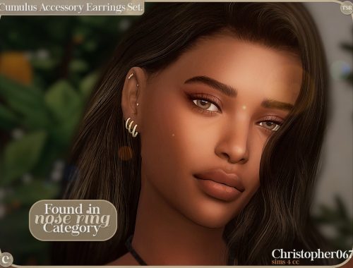 Cumulus Accessory Earrings Set - Diamond Stud And Cuff Add-on Earrings