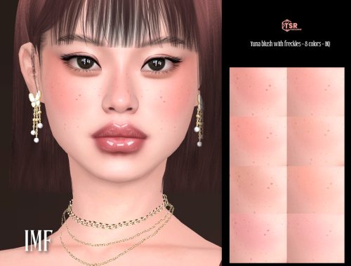 Imf Yuna Blush With Freckles