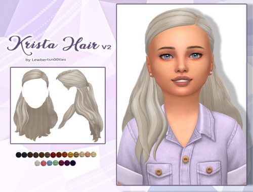Krista Hair V2 - Child Version