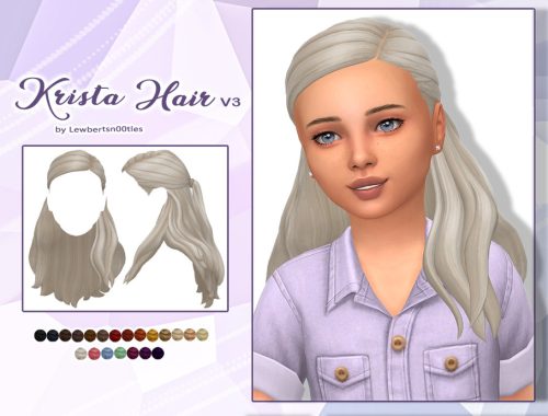 Krista Hair V3 - Child Version