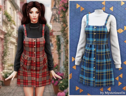 Heritage Plaid Pinafore Dress
