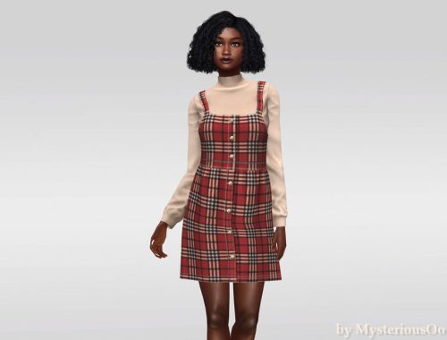 Heritage Plaid Pinafore Dress
