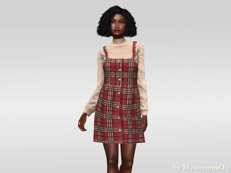 Heritage Plaid Pinafore Dress - Image 2