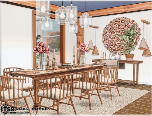 Keria - Kitchen With Dining Area