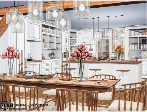 Keria - Kitchen With Dining Area