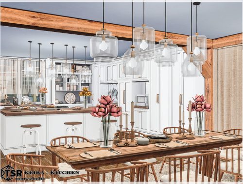 Keria - Kitchen With Dining Area