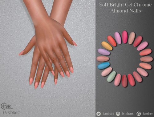 Bright Summer Almond Nails