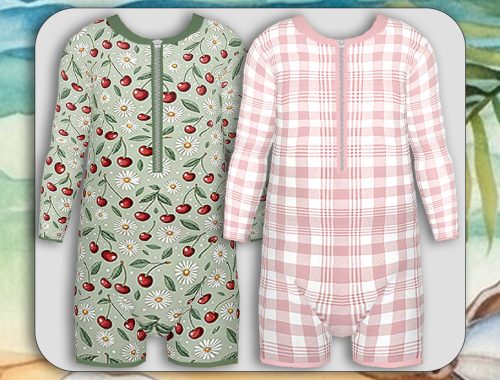 Toddler Plaid Cherry Bodysuit