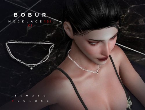 Layered Chain Pearl Necklace Set