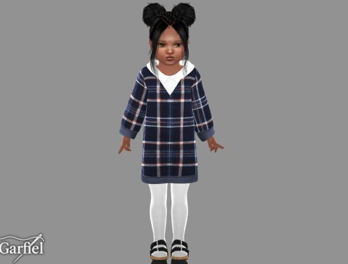 Toddler - Plaid Collared Dress With Cozy Classic Charm