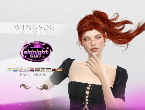 Wings Hair-long Flowing Hair