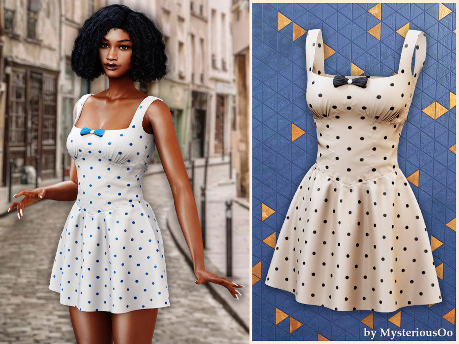 Polka Charm Skater Dress