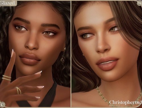 Glazed Lipstick - Ultra Glossy Contoured Lined Lip Gloss