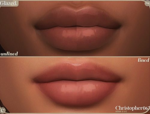 Glazed Lipstick - Ultra Glossy Contoured Lined Lip Gloss