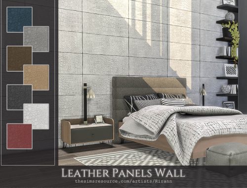 Leather Panels Wall