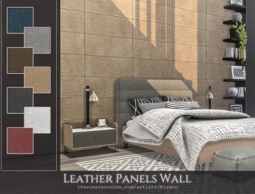 Leather Panels Wall
