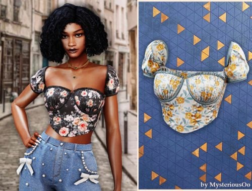 Blooming Corset Blouse