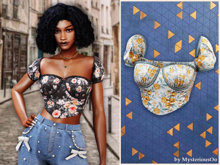 Blooming Corset Blouse