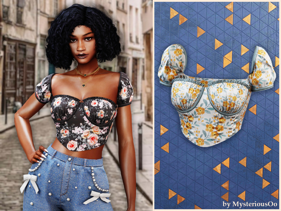 Blooming Corset Blouse