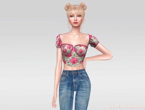 Blooming Corset Blouse