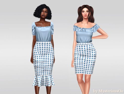 Sweetheart Puff Sleeve Blouse